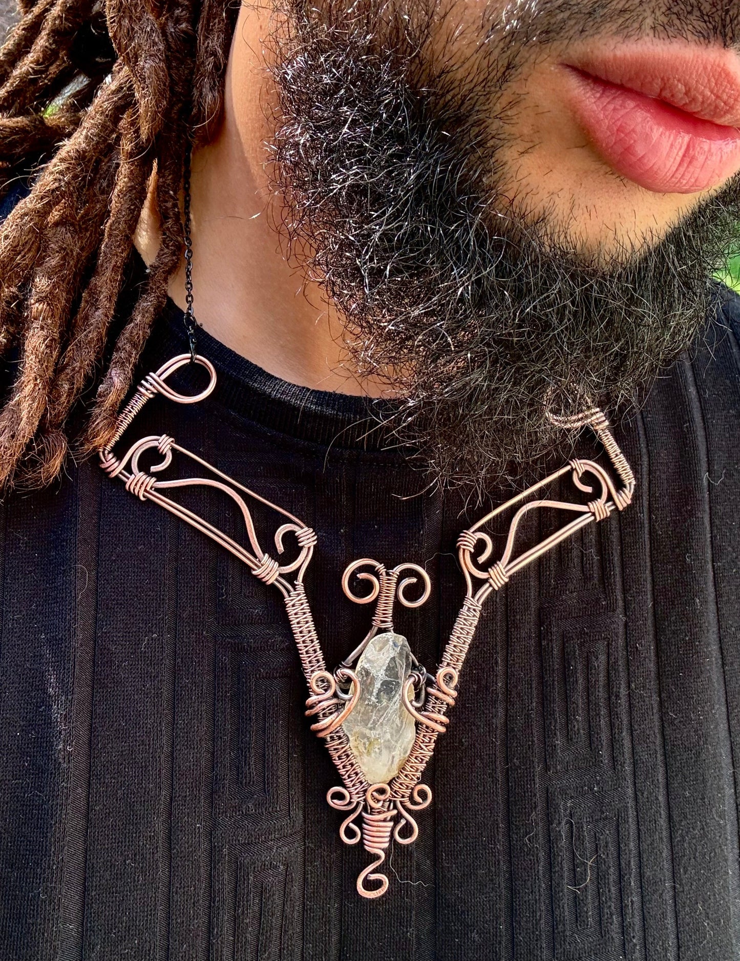 Rappahannock River Quartz Pendant