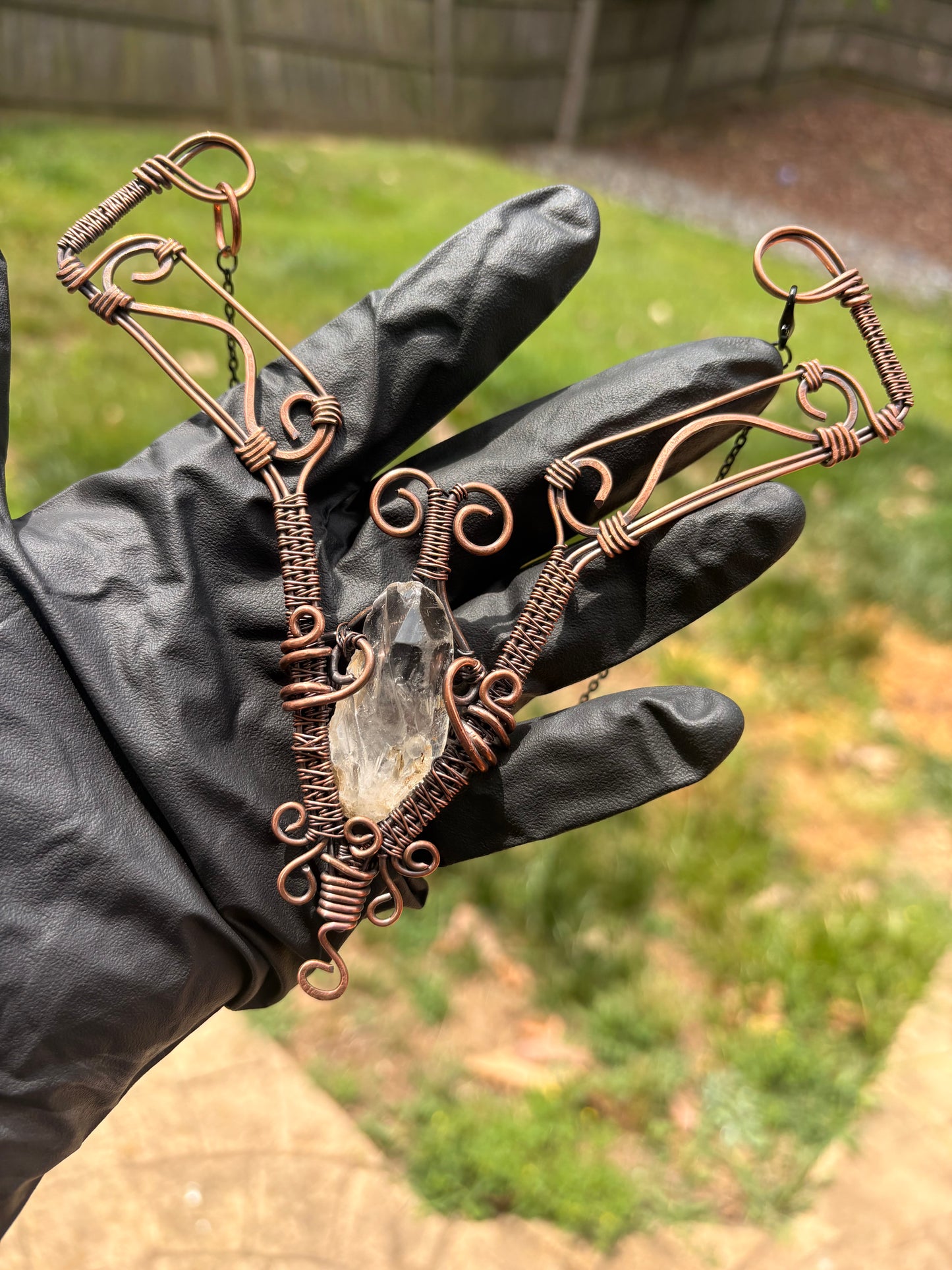 Rappahannock River Quartz Pendant
