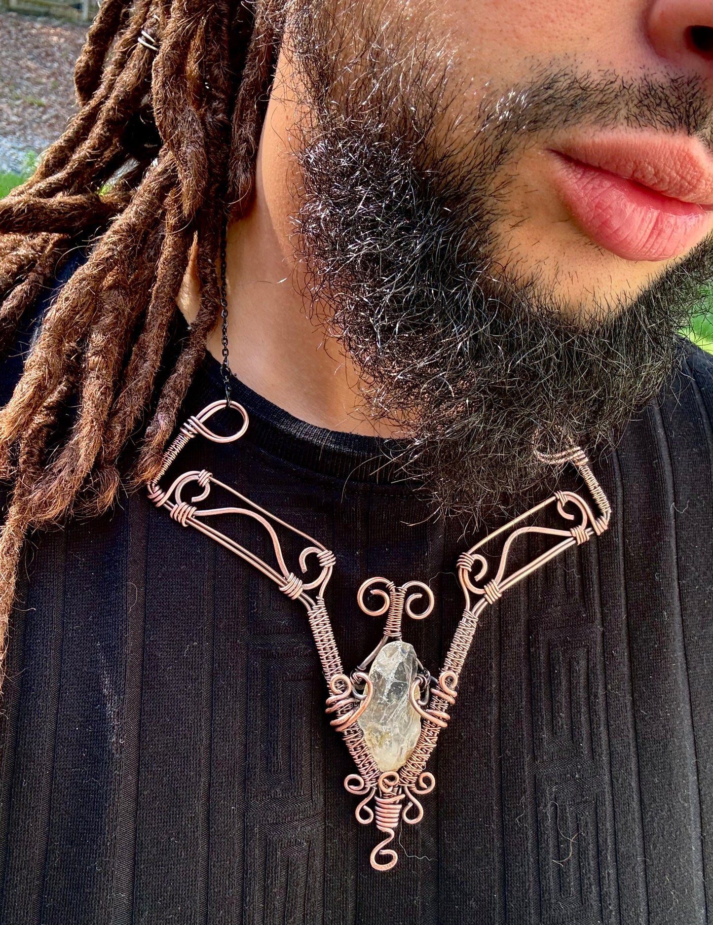 Rappahannock River Quartz Pendant