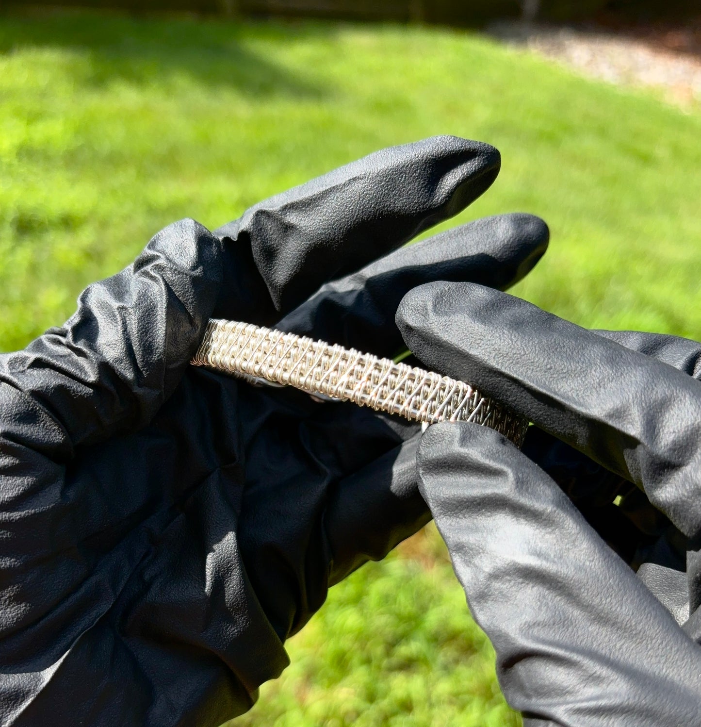 Polished Full Silver Cuff