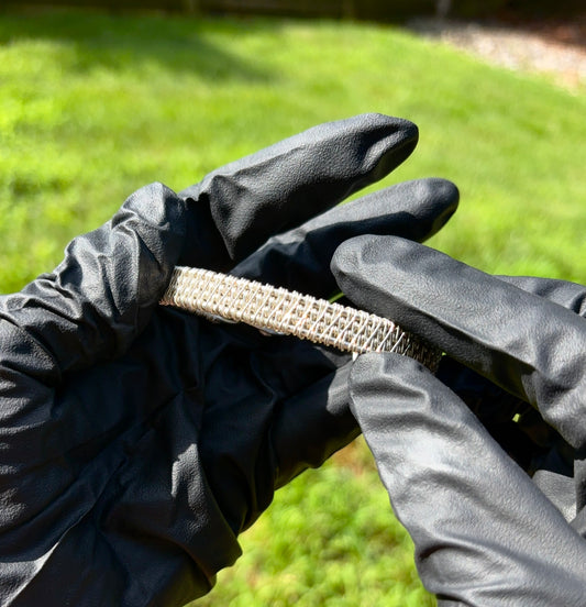 Polished Full Silver Cuff