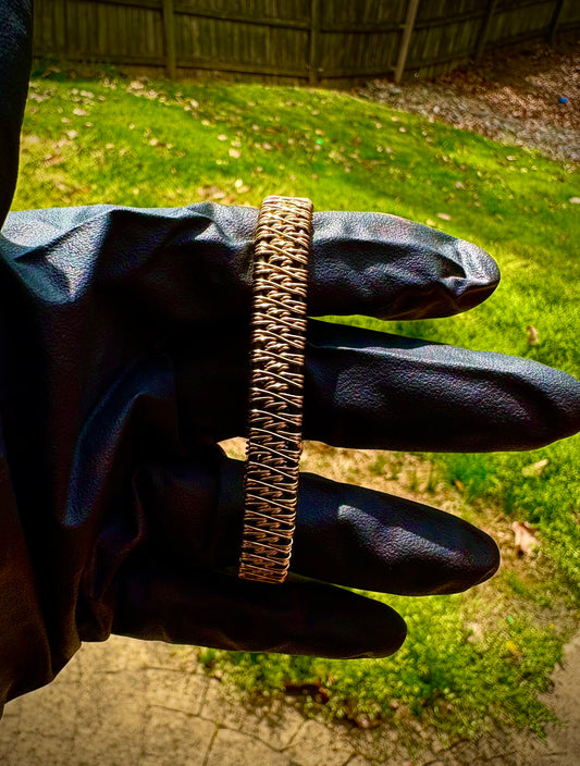 Gold and Copper Cuff