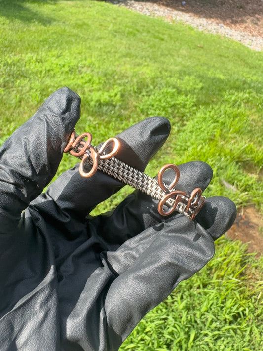 Copper Silver Cuff