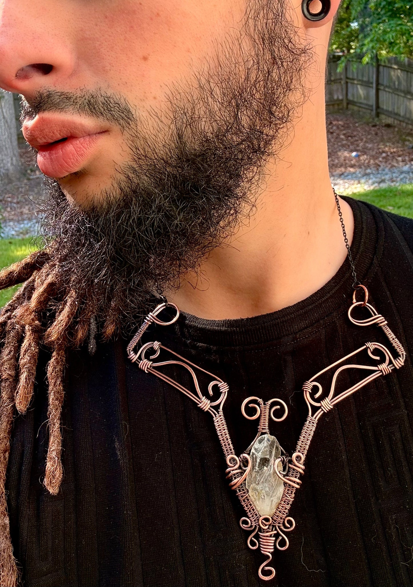 Rappahannock River Quartz Pendant