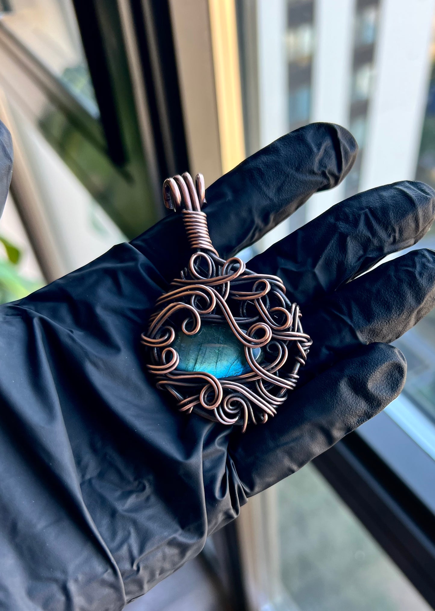 Blue Flash Pendant