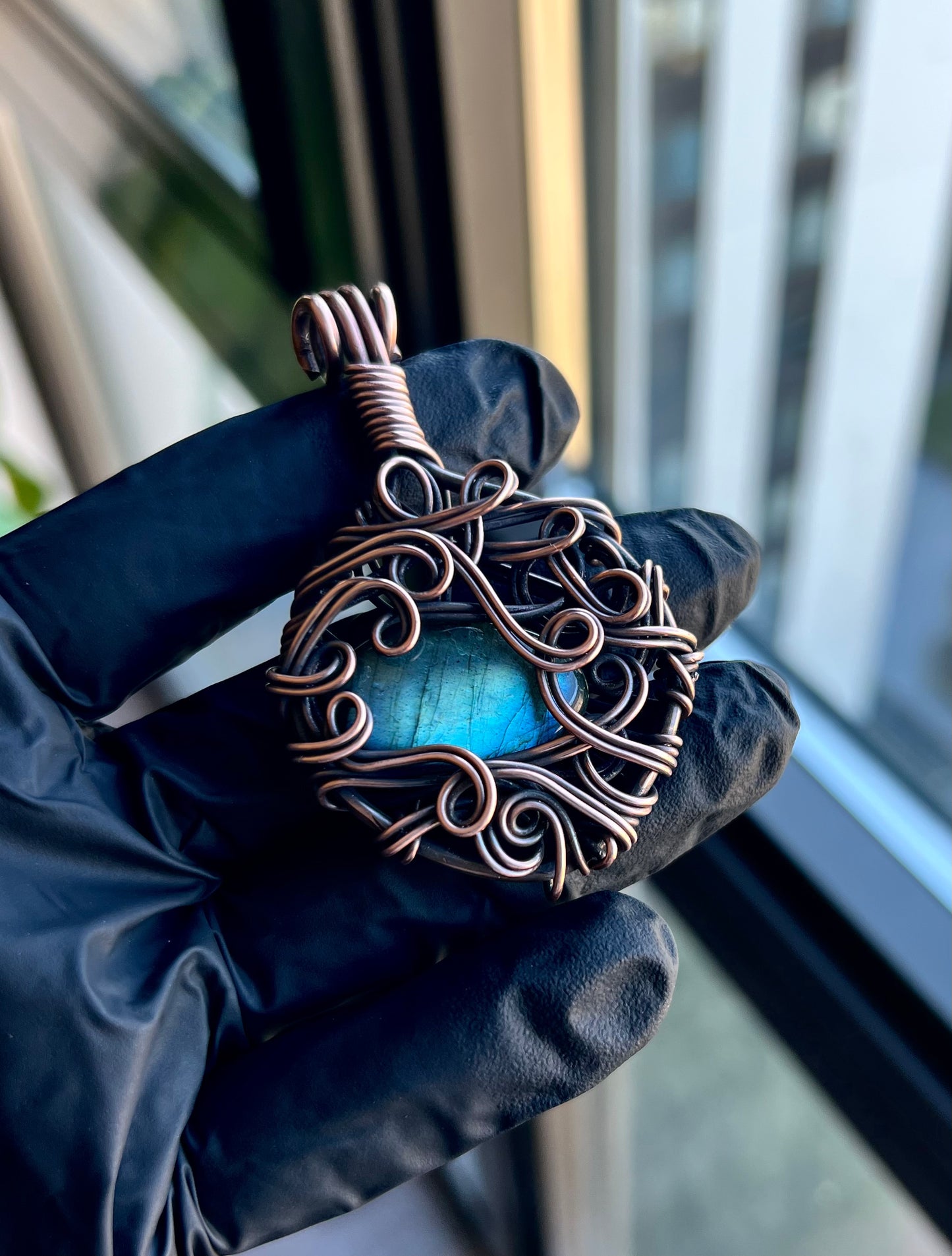 Blue Flash Pendant