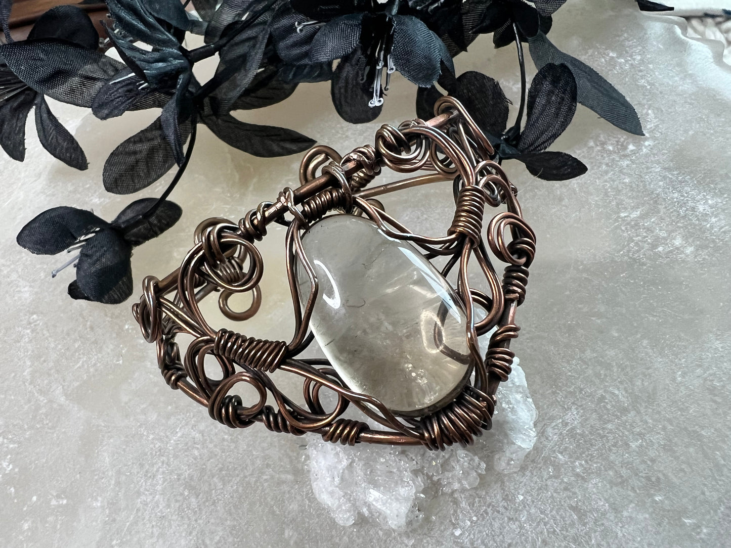 Smokey Quartz Cuff