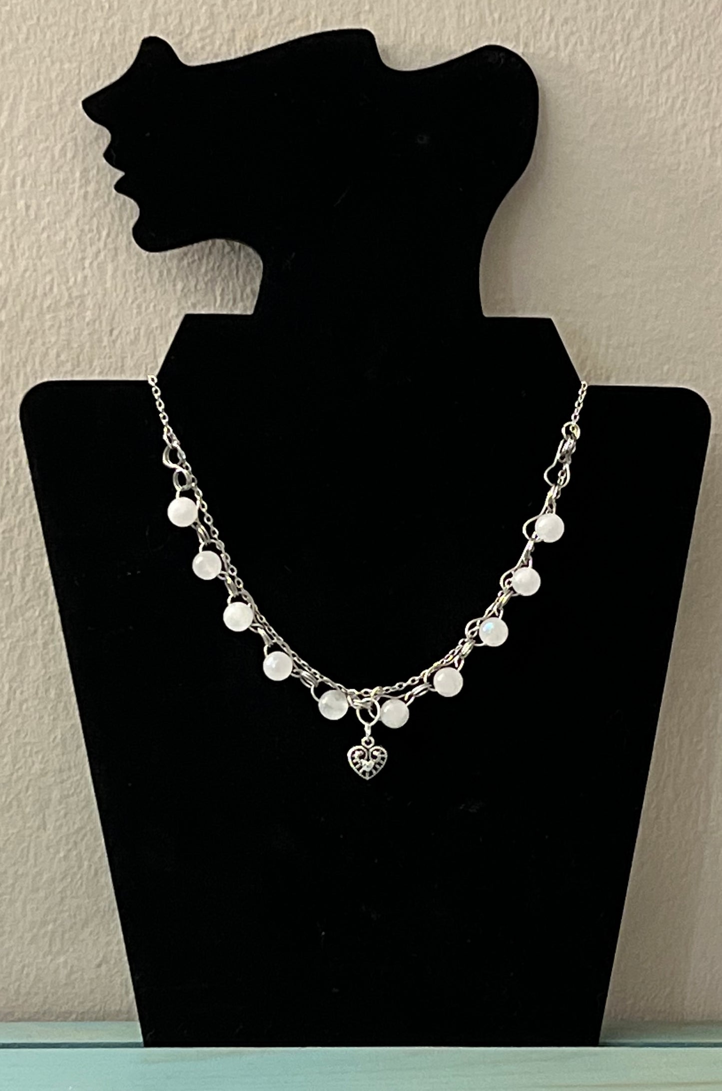 Enchantress Moonstone Necklace and Earrings